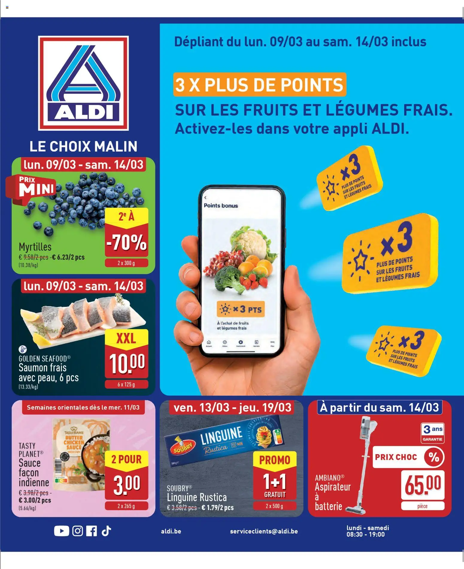 Prévisualisation de Aldi Folder de la semaine 11 du magasin Aldi formulaire valide 09/03/2026