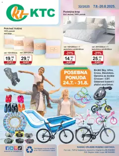 Pregled letka Katalog igračaka i tekstila trgovine KTC vrijedi od 07.08.2025