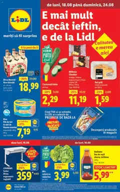 Previzualizarea de cataloage: Lidl Catalog nou valabil de la 18.08.2025