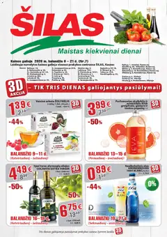 Šilas parduotuvės leidinio Šilas leidinys galiojančio nuo 2026.04.08 peržiūra