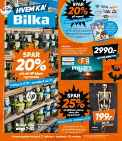 Eksempel på tilbudsavis Nonfood fra butik Bilka gyldig fra 17/10/2025