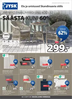 JYSK kliendilehe eelvaade alates 03.03.2026