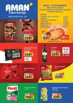 Pregled Aman kataloga - važi od 27.10.2025