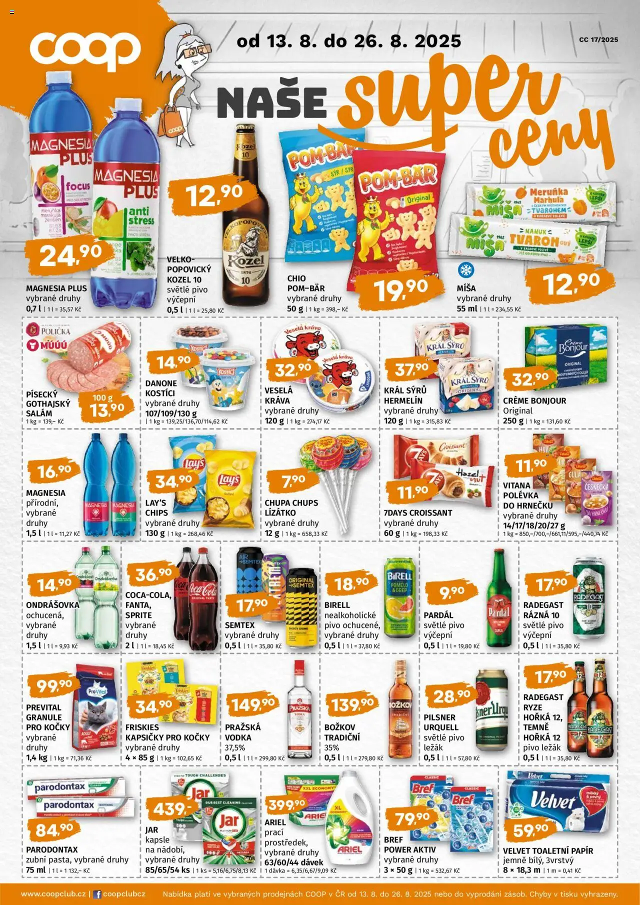  COOP Leták - Coop Super cena (13.08.2025) - Jednota leták