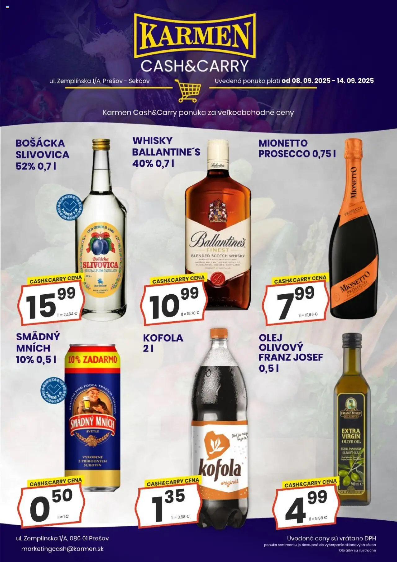 KARMEN CBA Leták (08.09. - 14.09.2025) - Akčná ponuka