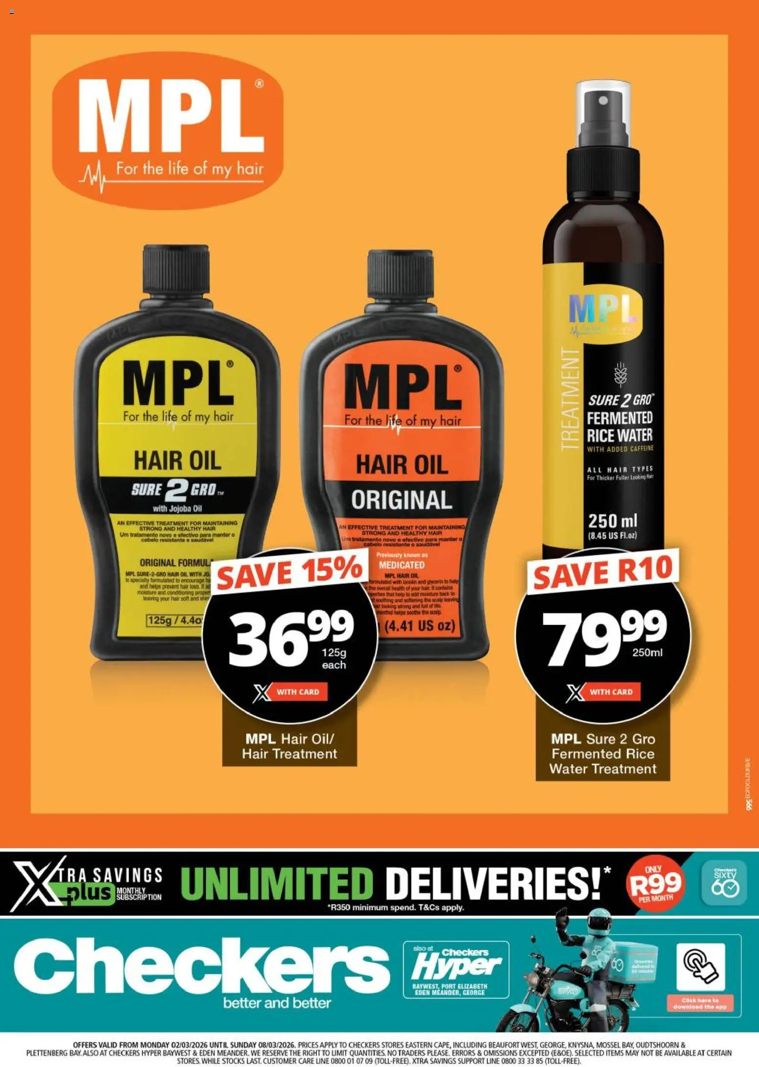 Preview of Checkers flyer valid from 02/03/2026