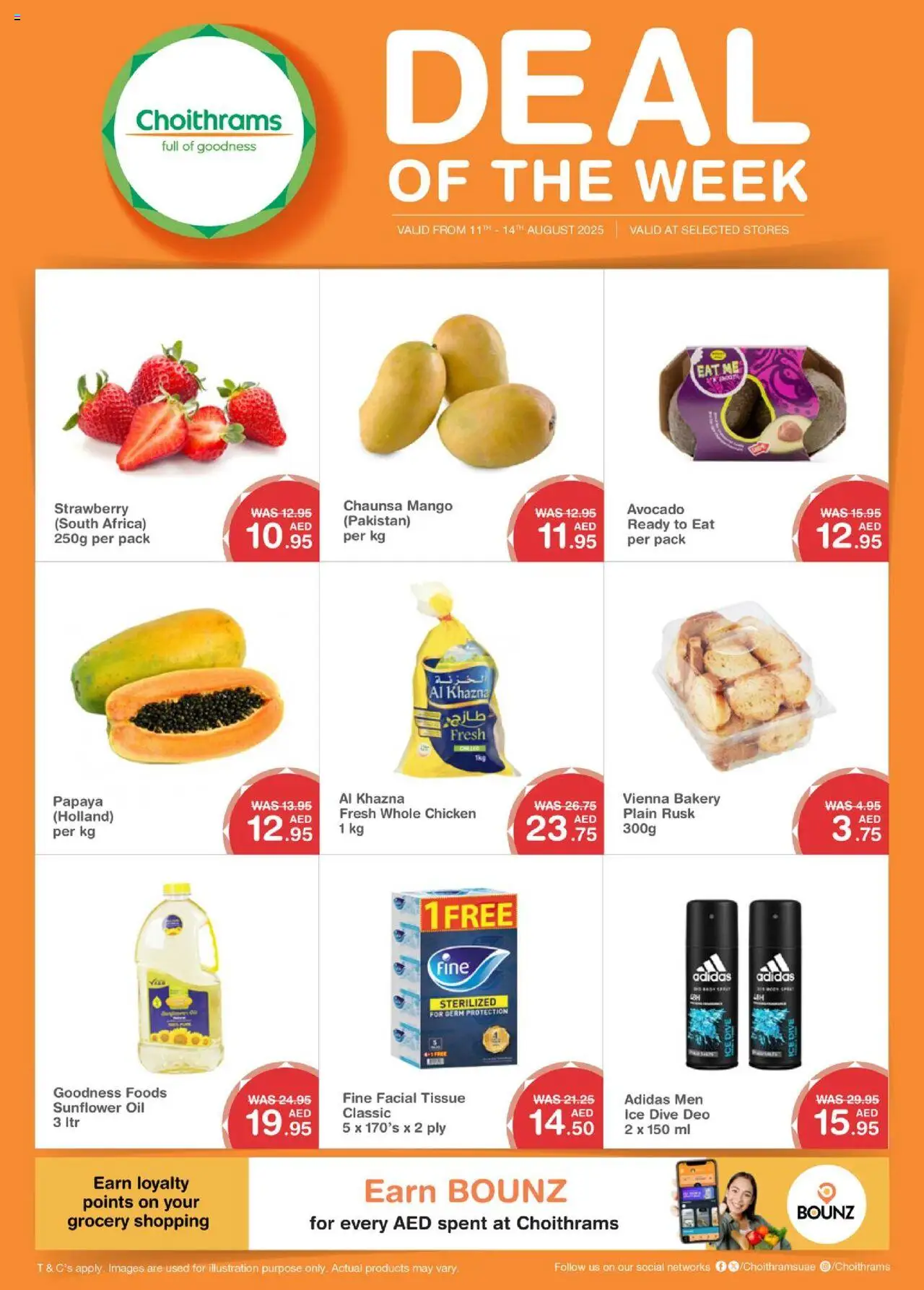 Catalogue Choithrams catalog - the latest offers and deals valid from 11 Aug, 2025 page 1