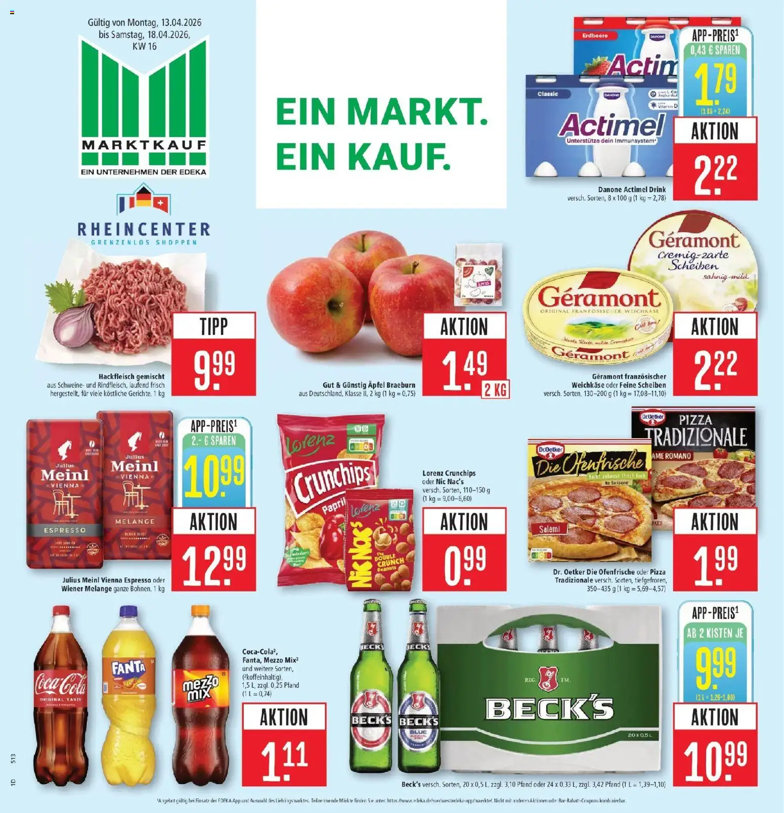 Vorschau von dem Prospekt des Geschäftes Marktkauf, gültig ab dem 13.04.2026