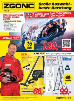 Vorschau der Angebote: Zgonc Flugblatt Juli II 2025 gültig ab 15.08.2025