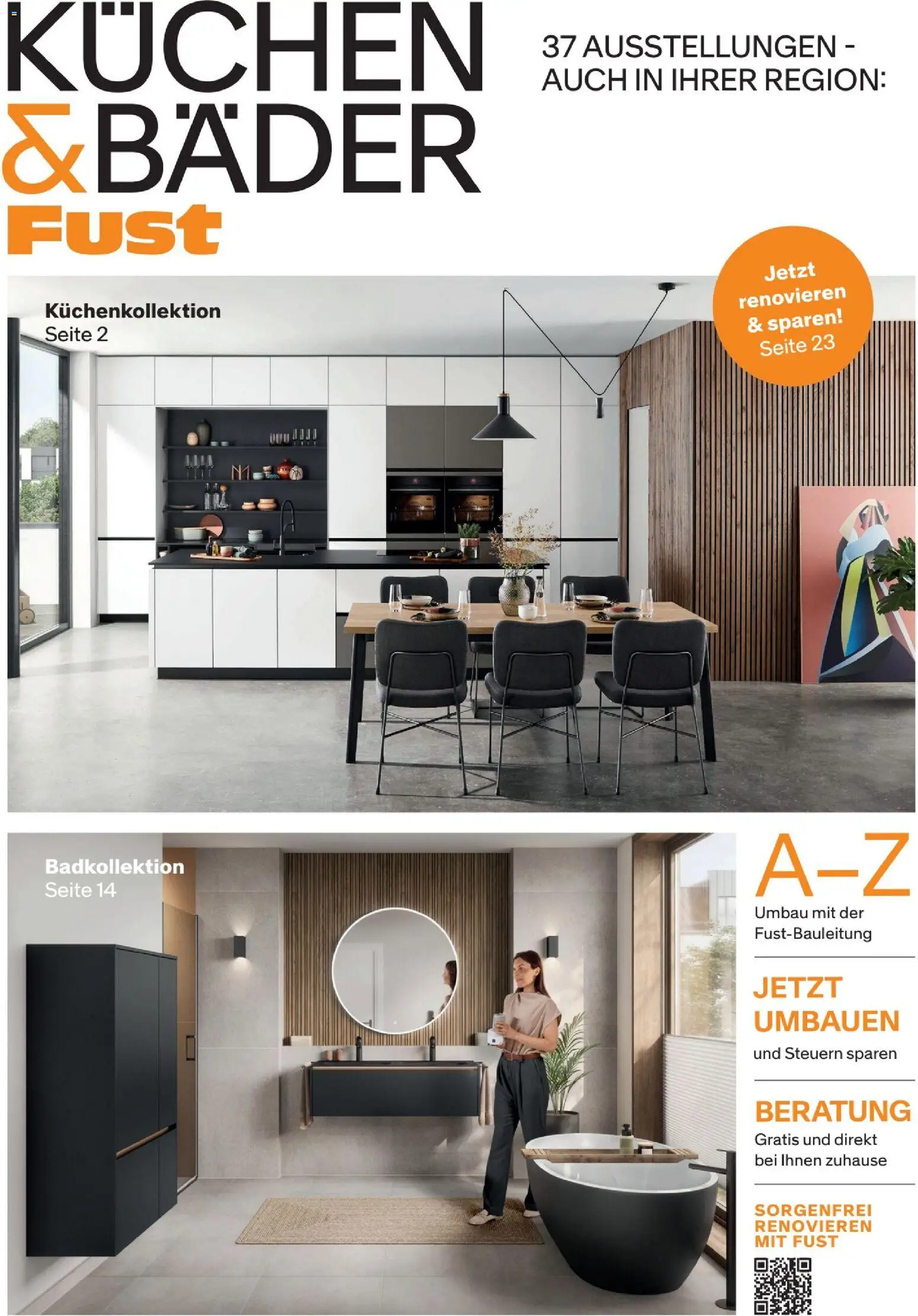 Vorschau des Merkblatts Aktionen Küchen- und Badezimmerprospekt vom Shop Fust gültig von 27.12.2025 bis 23.02.2026