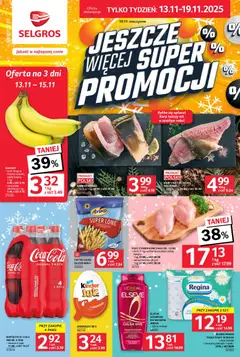 Pogląd gazetki "Jeszcze więcej super promocji" ze sklepu Selgros cash&carry ważnej od 13.11.2025
