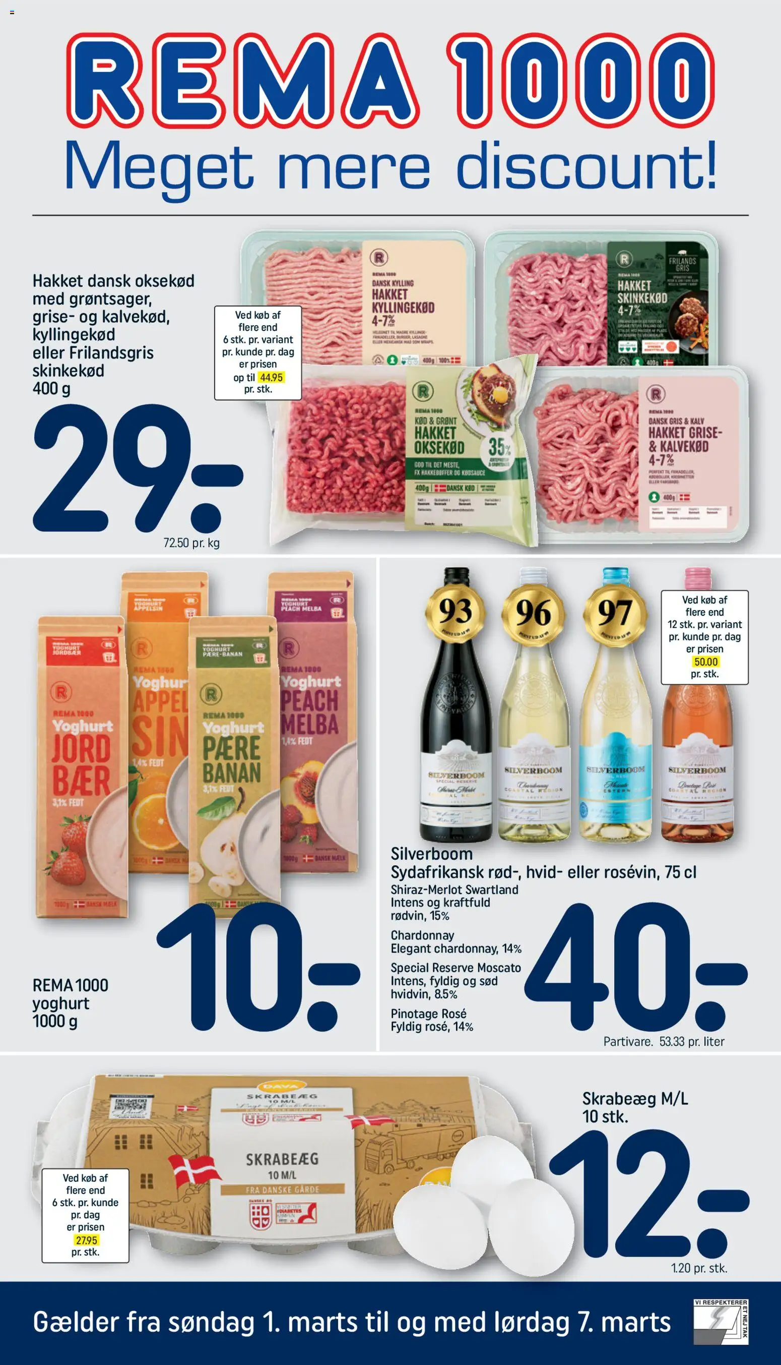 Eksempel på tilbudsavis Tilbudsavis fra butik Rema 1000 gyldig fra 01/03/2026