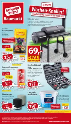 Vorschau von dem Prospekt des Geschäftes Sonderpreis Baumarkt, gültig ab dem 08.08.2025
