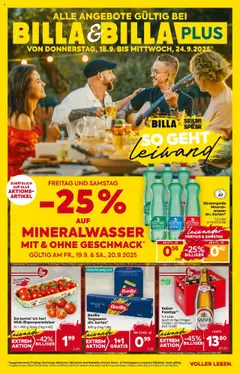 Vorschau der Angebote: Billa BILLA: Flugblatt gültig bei BILLA & BILLA PLUS gültig ab 17.09.2025