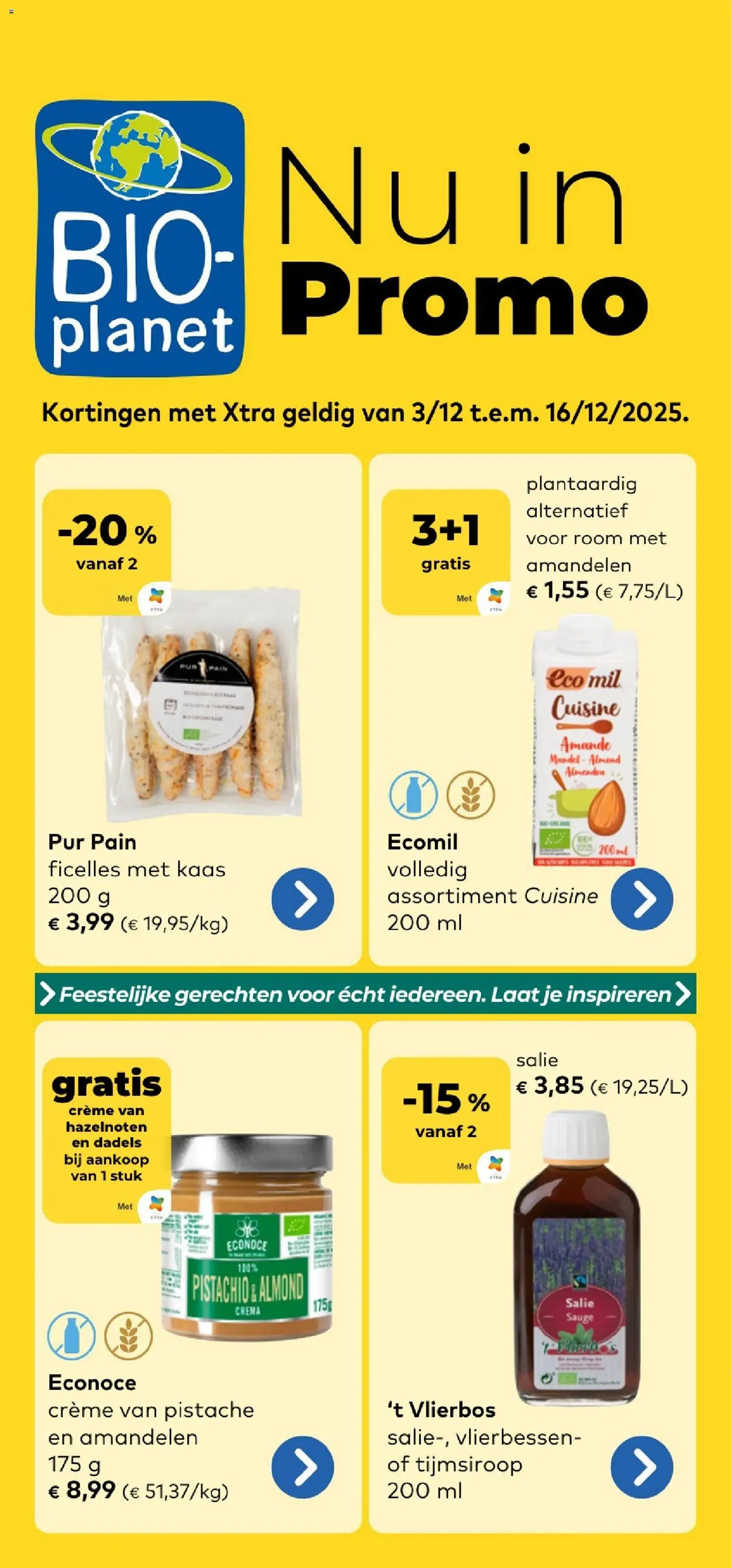 Voorbeeld van Folder van winkel BioPlanet geldig vanaf 03/12/2025