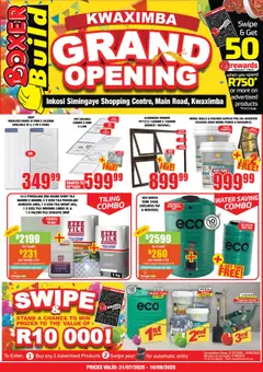 Preview of Boxer flyer valid from 31/07/2025