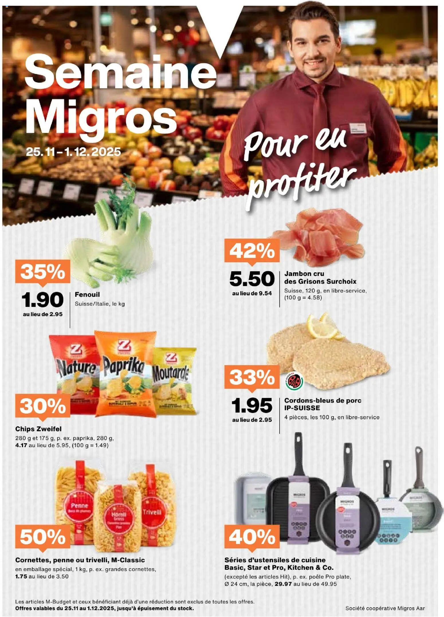 Vorschau des Merkblatts Aktionen FR vom Shop Migros gültig von 25.11.2025 bis 01.12.2025