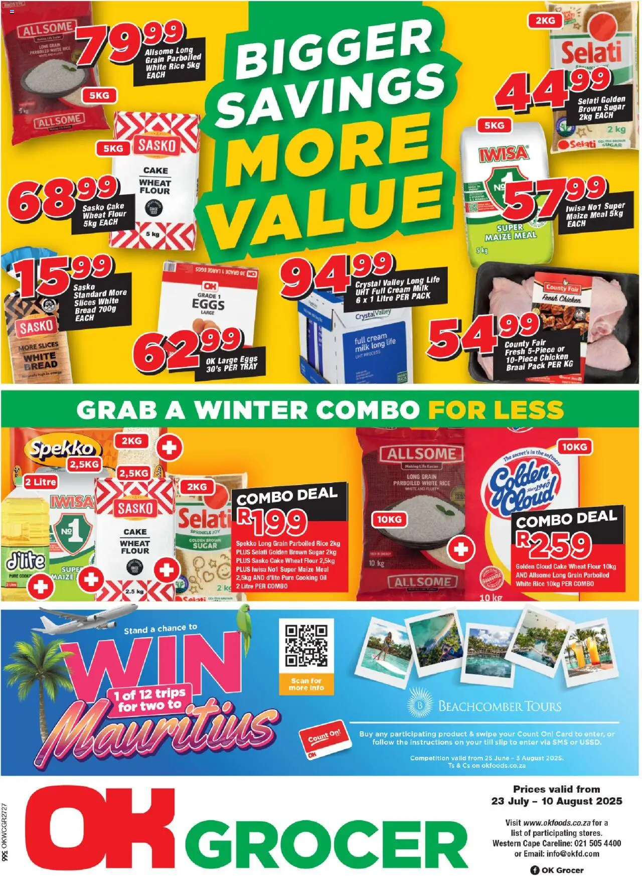 OK Foods Western Cape - OK Grocer from 23/07 - 10/08/2025 > Promotions