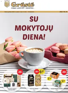 GRUSTE parduotuvės leidinio Leidinys galiojančio nuo 2025.10.01 peržiūra