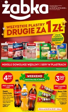 Pogląd gazetki "Gazetka" ze sklepu Żabka ważnej od 24.09.2025