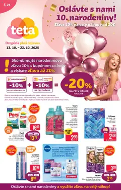 Náhľad Teta drogerie letáku platného od 13.10.2025