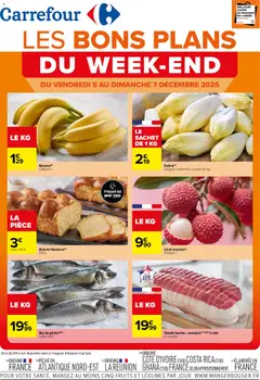 Prévisualisation de Les bons plans du week-end du magasin Carrefour formulaire valide 05/12/2025