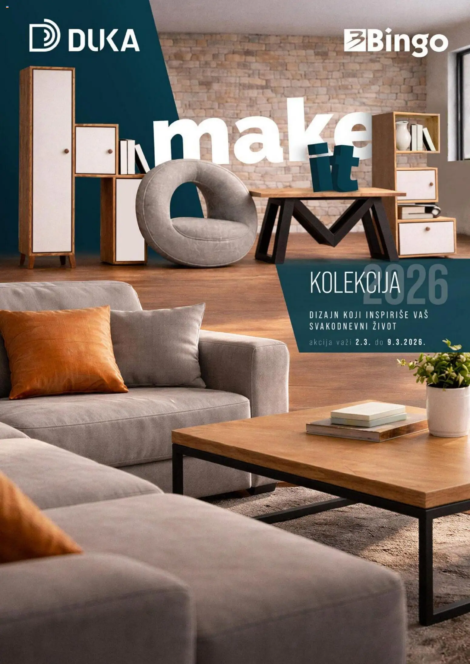 Pregled letka Bingo Make it home trgovine Bingo vrijedi od 02.03.2026