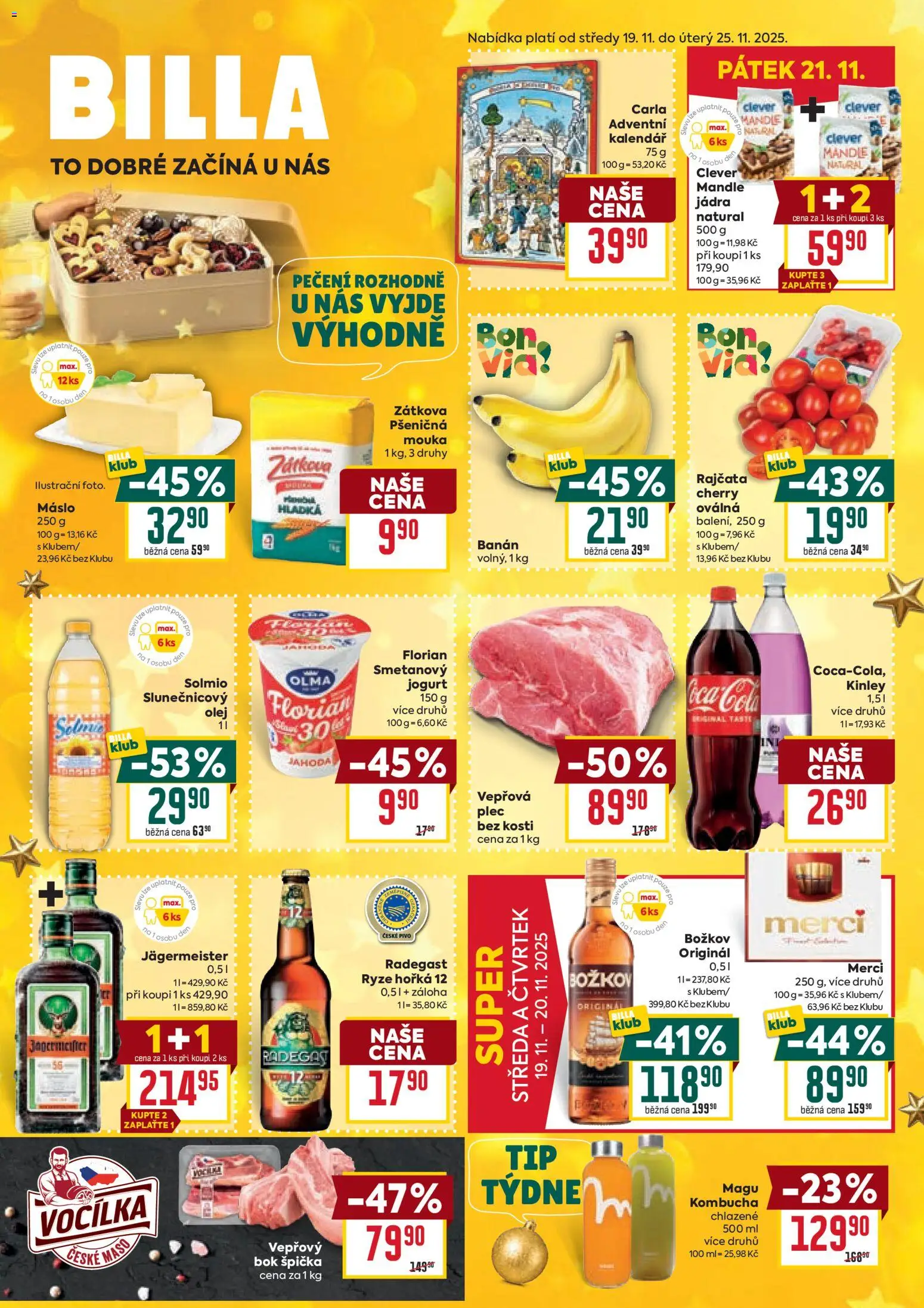Náhled nabídky: Billa Malý leták platný od 19.11.2025