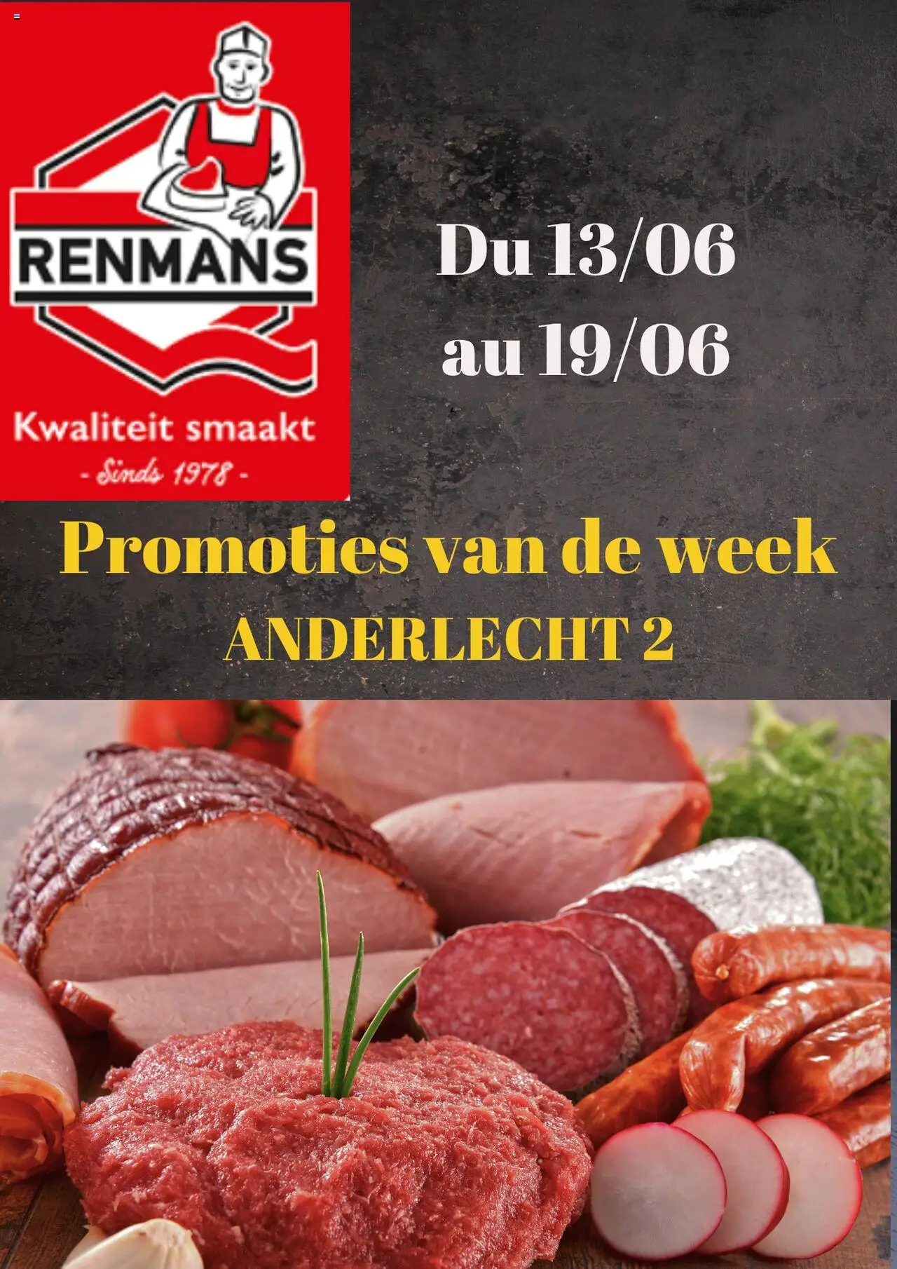 Renmans shop Folder / Publicité geldig vanaf 13/06/2025 - Paginanummer 1