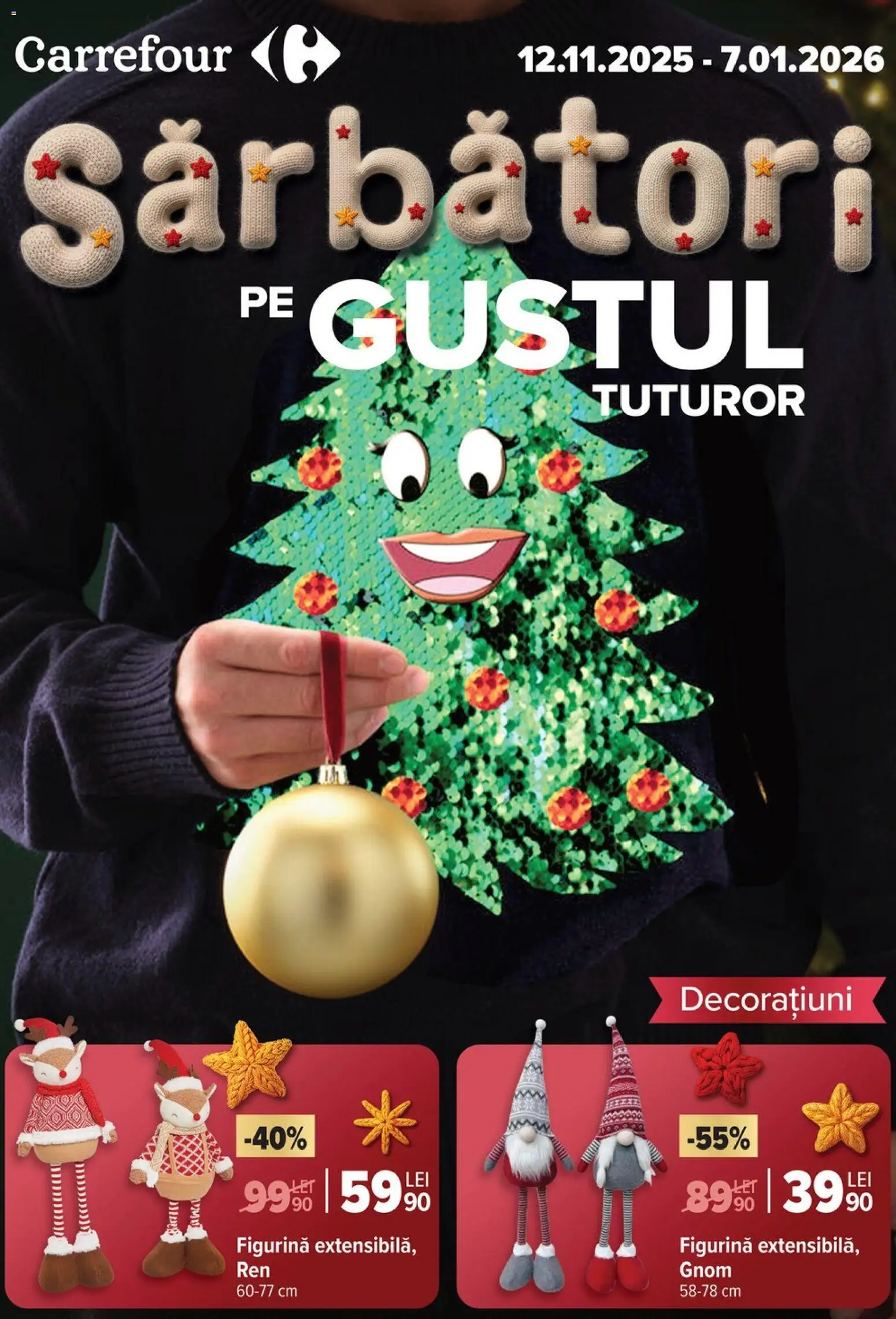 Previzualizarea de cataloage: Carrefour Catalog - Decorațiuni de Crăciun valabil de la 12.11.2025 - Carrefour