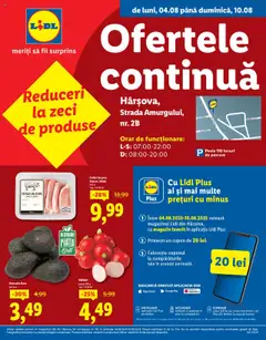 Previzualizarea de cataloage: Lidl Catalog - Hârșova valabil de la 04.08.2025