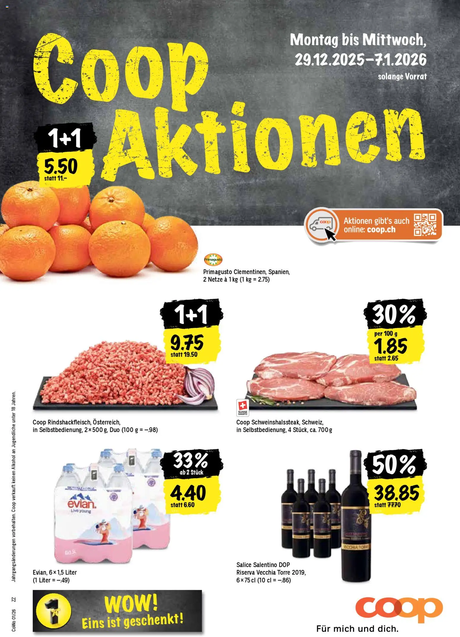 Vorschau des Merkblatts Aktionen vom Shop Coop gültig von 29.12.2025 bis 07.01.2026