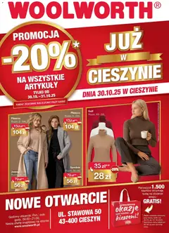 Pogląd gazetki "Woolworth: Już w Cieszyn" ze sklepu Woolworth ważnej od 23.10.2025