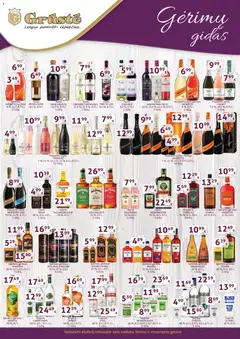 GRUSTE parduotuvės leidinio GRUSTE leidinys - Gėrimų gidas galiojančio nuo 2026.03.11 peržiūra