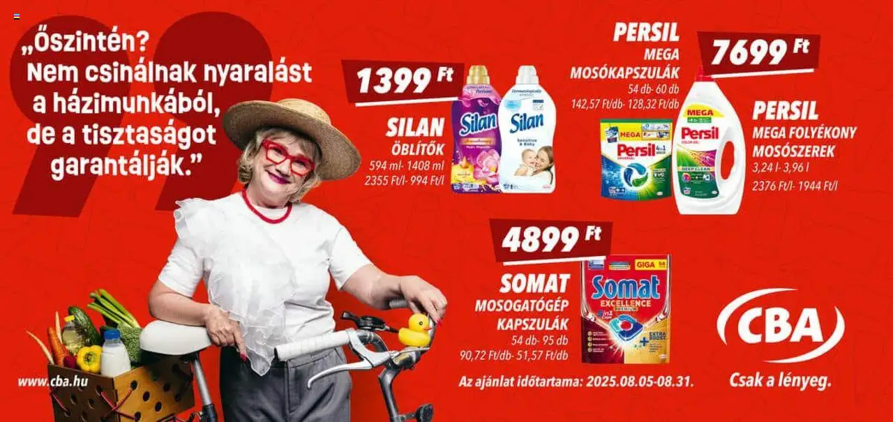 CBA aktuális szórólap, érvényes 2025.08.05.-től - 1 oldal