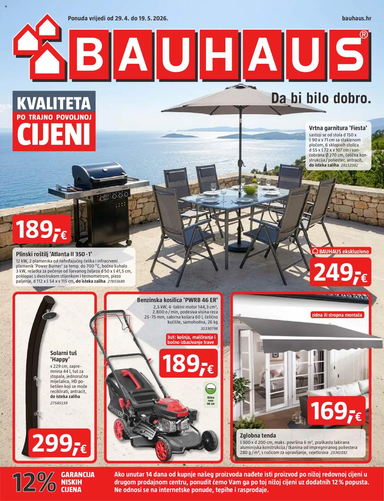 Pregled letka Bauhaus Katalog trgovine Bauhaus vrijedi od 29.04.2026