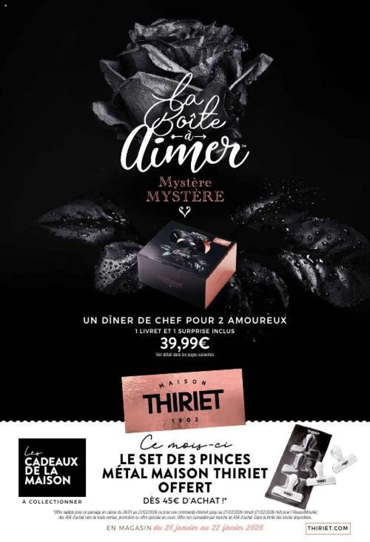 Prévisualisation de Catalogue du magasin Thiriet formulaire valide 26/01/2026