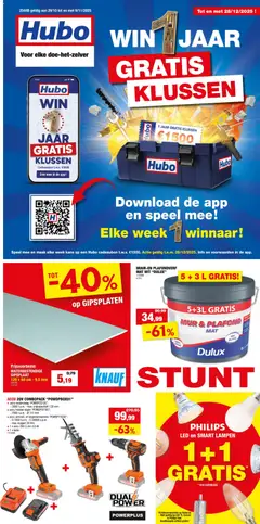 Prévisualisation de Folder du magasin Hubo formulaire valide 29/12/2024