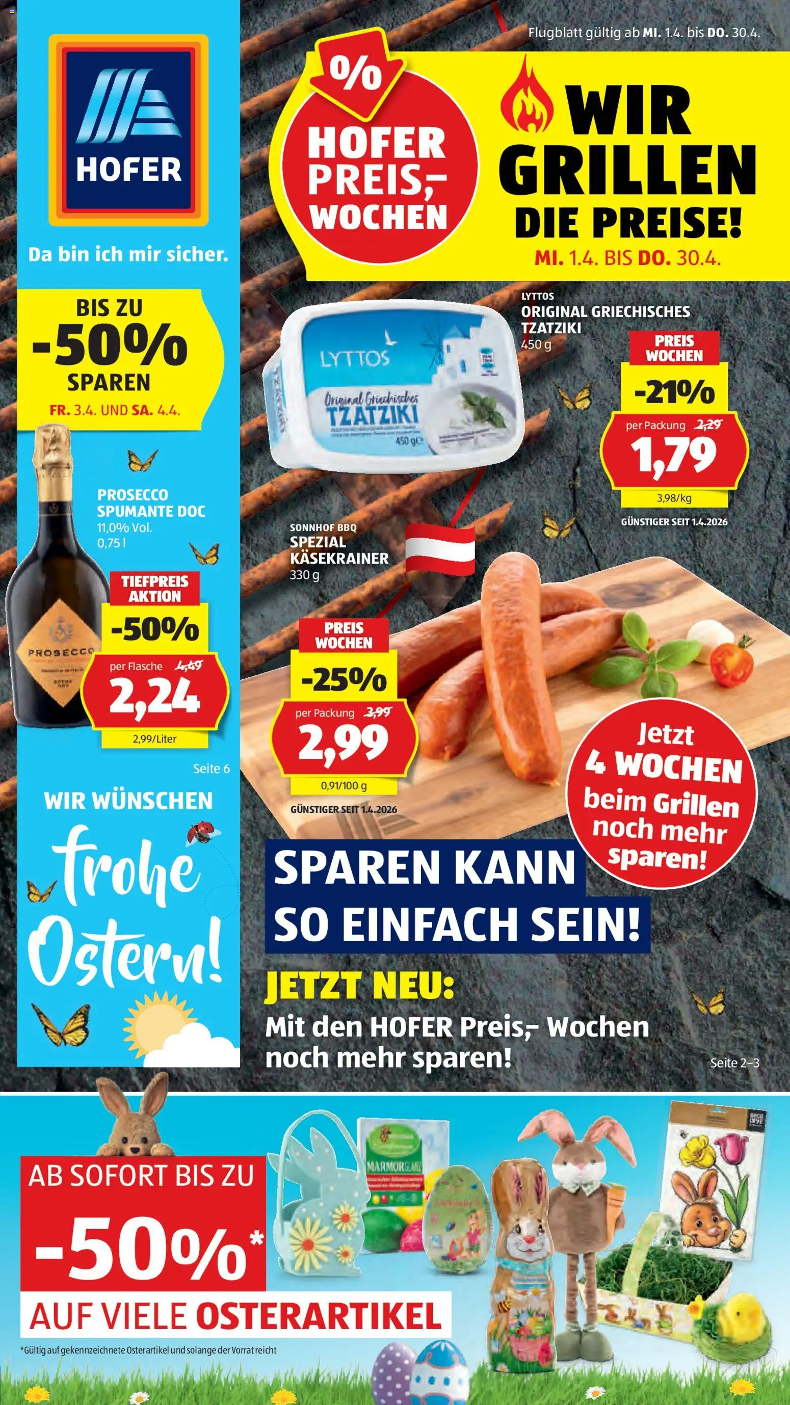 Vorschau der Angebote: Hofer Hofer Flugblatt gültig ab 01.04.2026