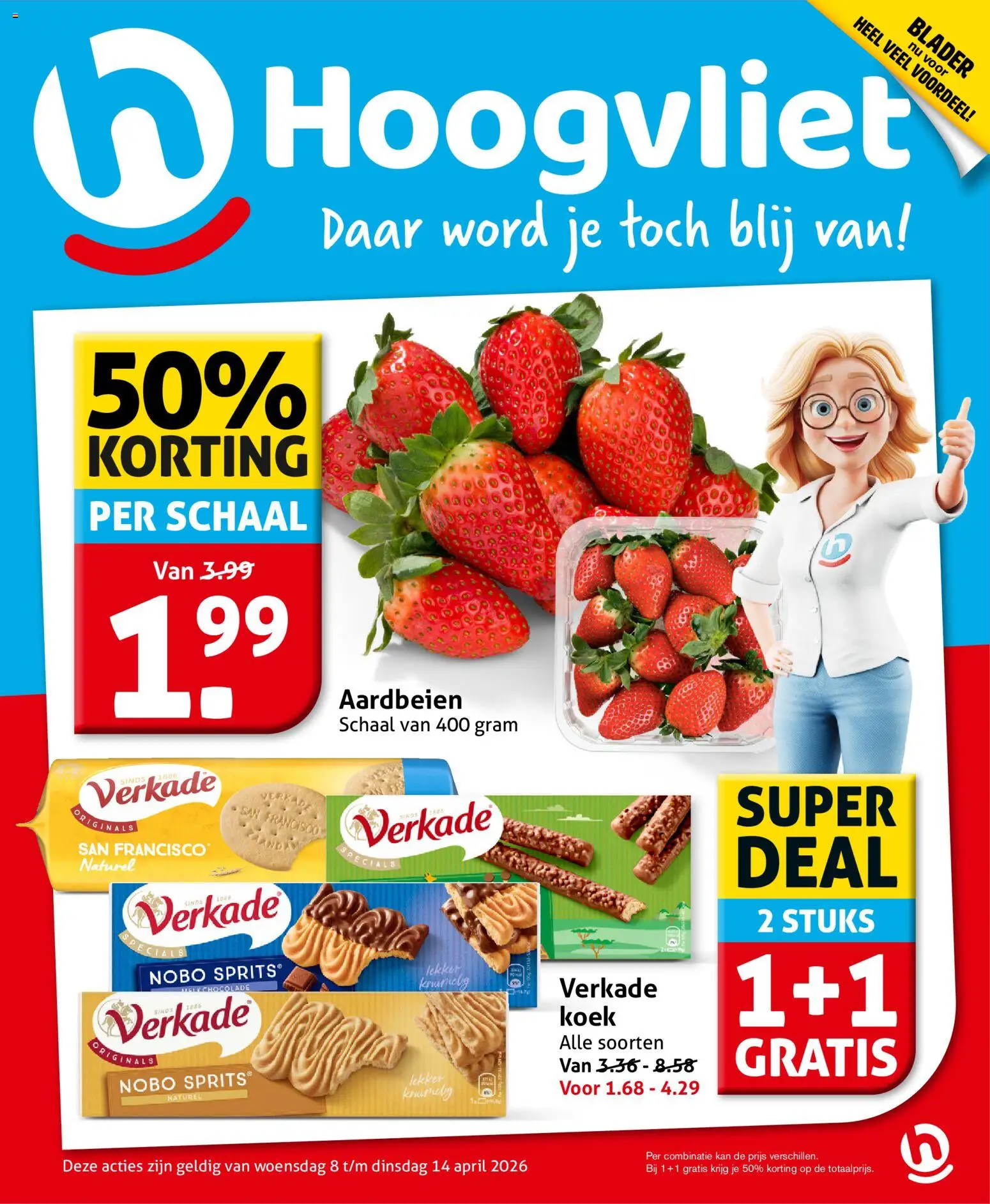 Voorbeeld van Hoogvliet folder van winkel Hoogvliet geldig vanaf 08-04-2026