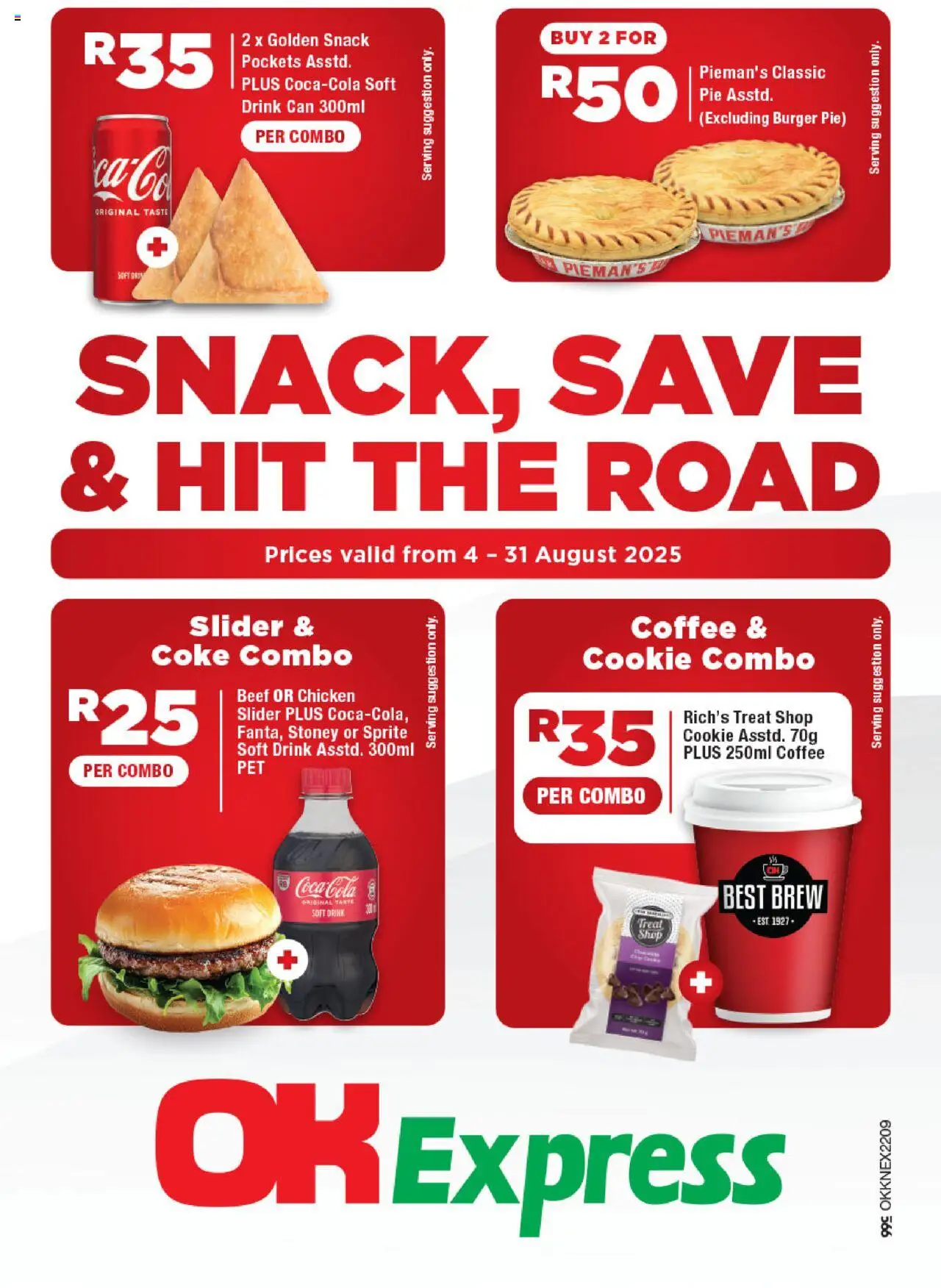 OK Foods Specials from 04/08 - 31/08/2025 > Promotions