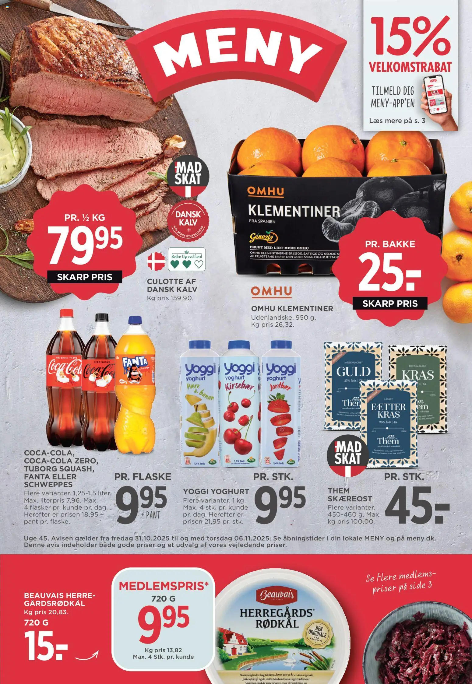 Eksempel på tilbudsavis Black Friday fra butik Meny gyldig fra 31/10/2025