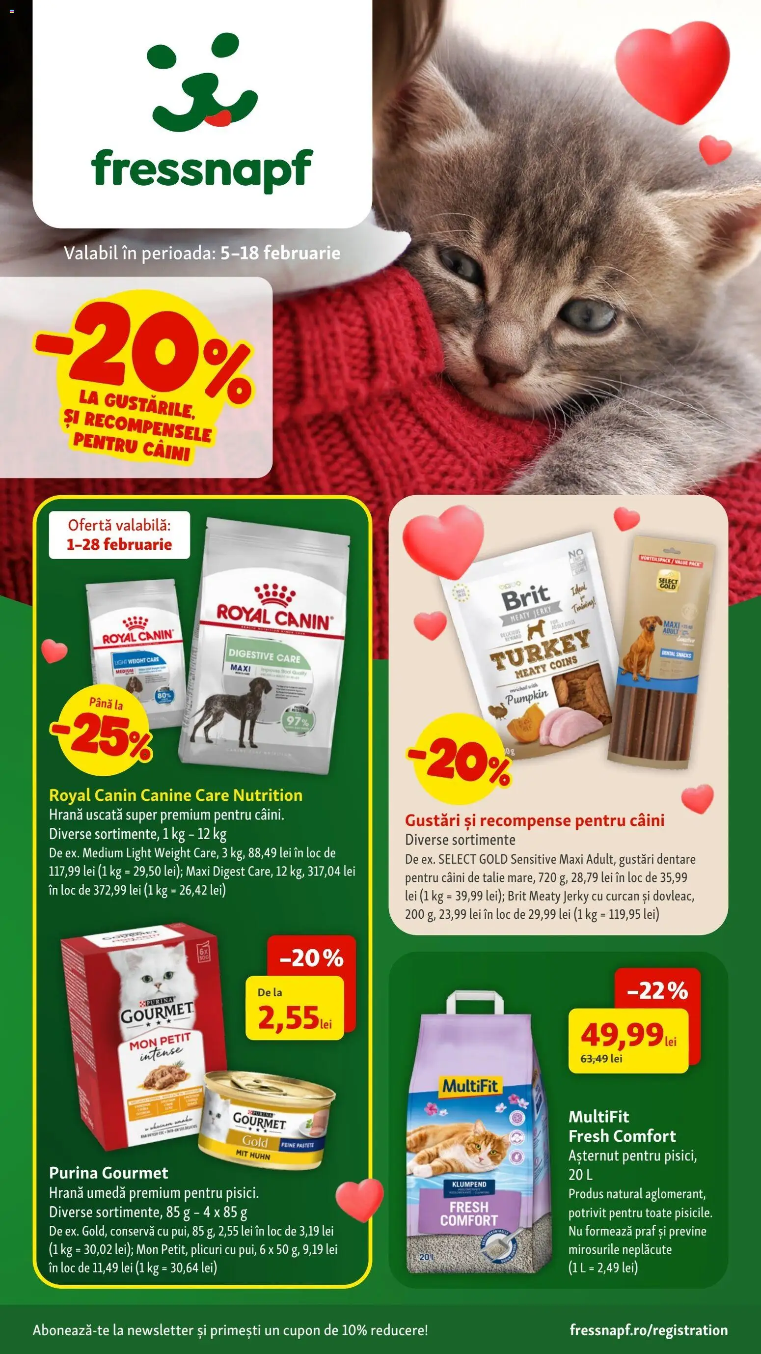 Previzualizarea de cataloage: Fressnapf Catalog nou valabil de la 05.02.2026