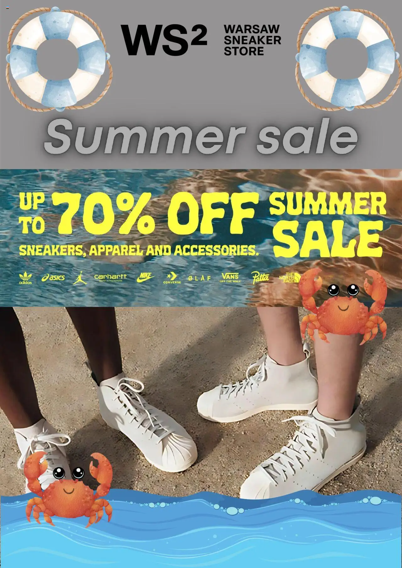WARSAW SNEAKER STORE aktuális szórólap, érvényes 2025.08.18.-től - 1 oldal