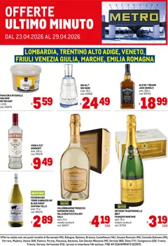 Anteprima dell'opuscolo Metro volantino Offerte ultimo minuto dal negozio Metro valido da 23/04/2026