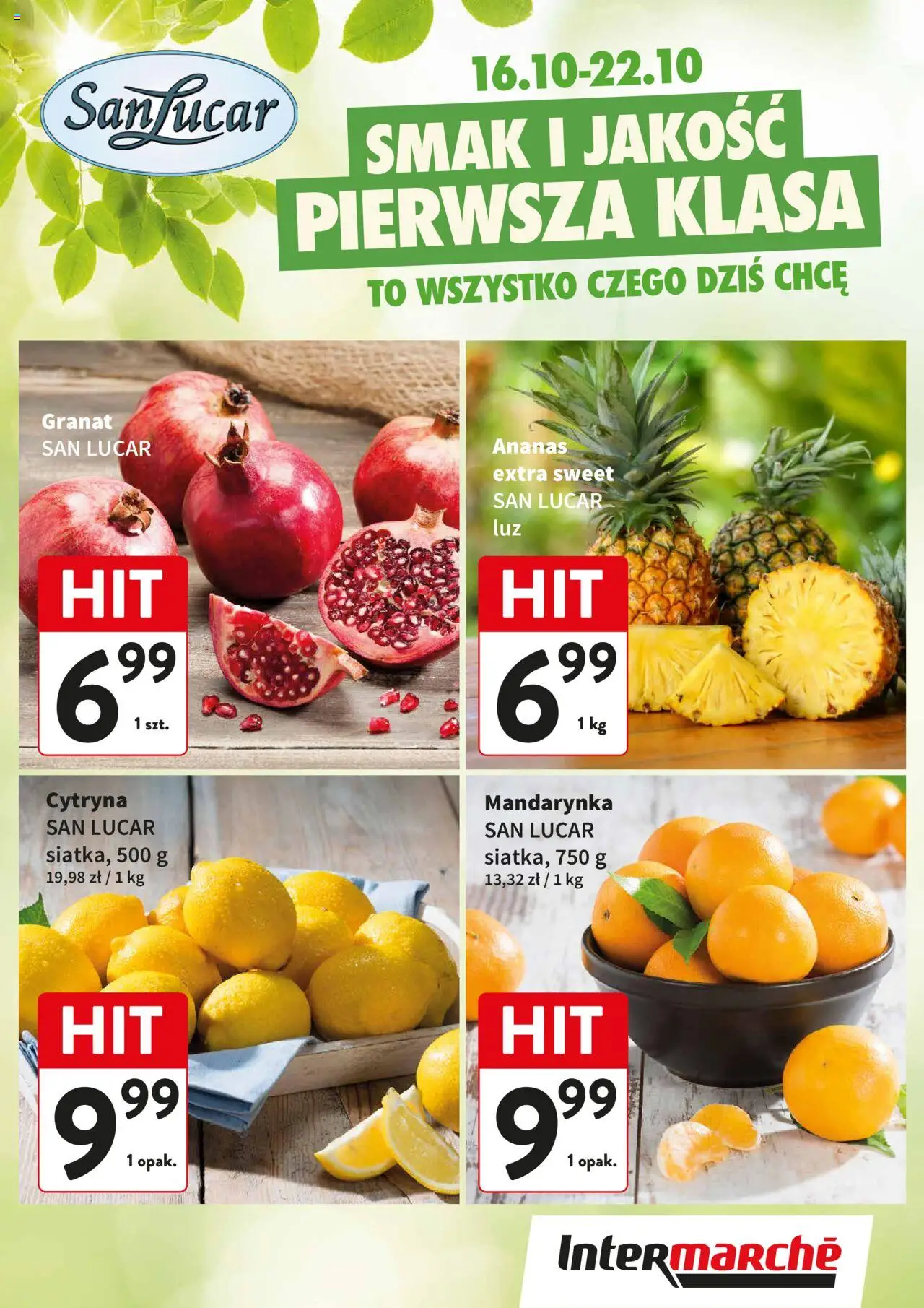 Intermarche Świeży Hit od 16.10.2025 - Nowa Gazetka - Numer strony 1