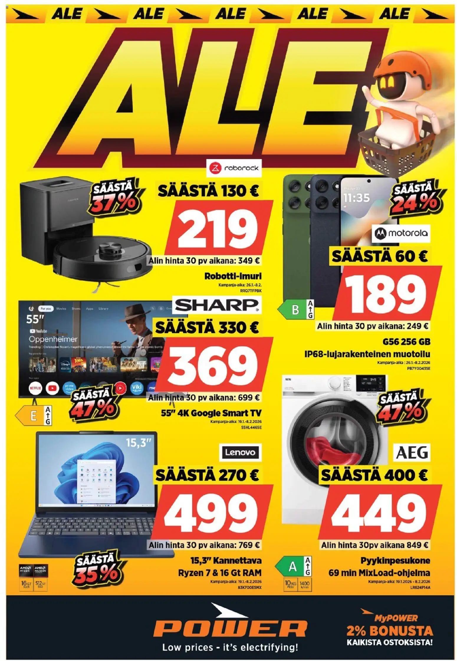 Kaupan Power Tarjoukset esikatselu, voimassa 26/01/2026