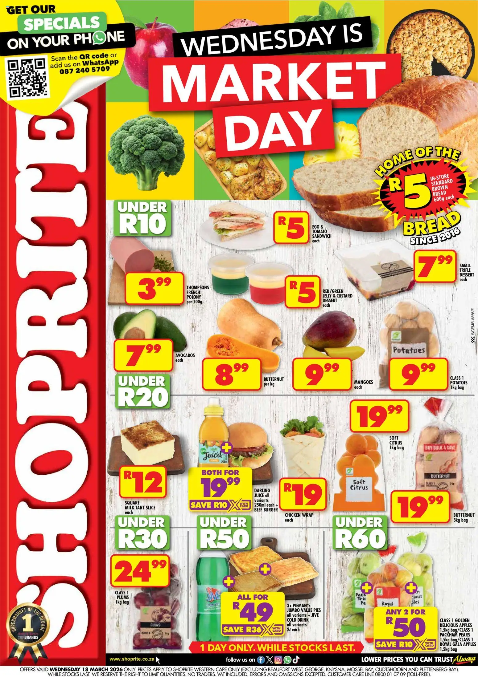 Preview of Shoprite flyer valid from 18/03/2026