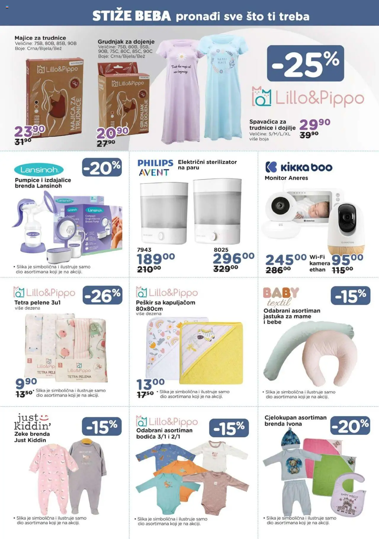 Pregled letka Katalog Stiže beba pronađi sve što ti treba trgovine AKSA vrijedi od 2025.09.22