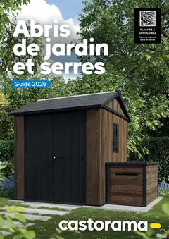 Prévisualisation de Abri de jardin et serres du magasin Castorama formulaire valide 26/02/2026